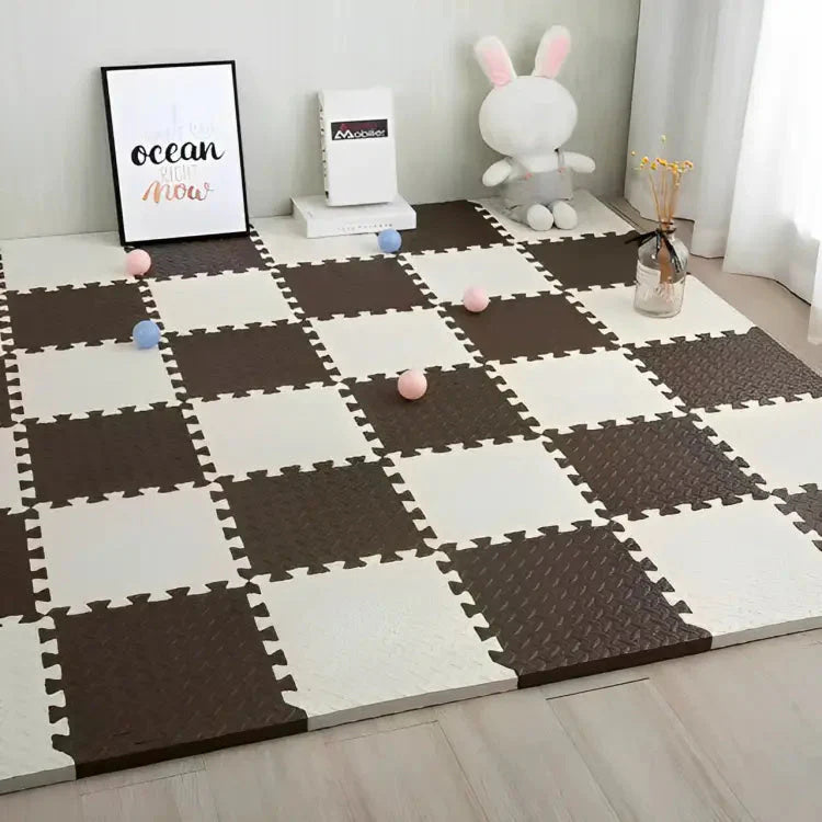 EVA Gym & Educational Play Flooring - Soft Interlocking Floor Mats for Kids