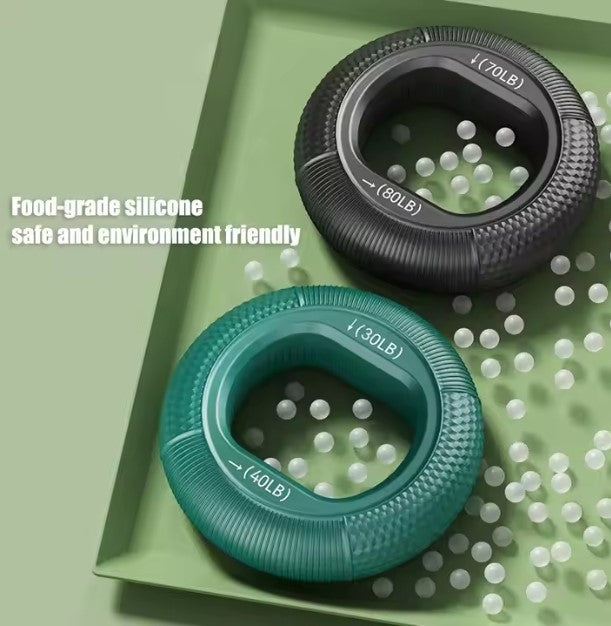 Silicone Exercise Hand Ring Grips 30-80lbs